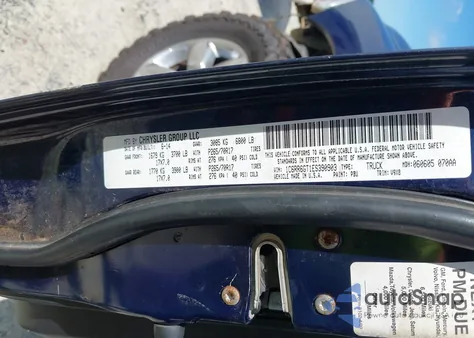 2014 Ram 1500 Slt из США, поврежденный, VIN 1C6RR6GT1ES390903